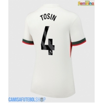 Camisa de time de futebol Chelsea Tosin Adarabioyo #4 Replicas 2º Equipamento Feminina 2025-26 Manga Curta